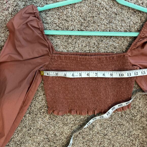 Aritzia Wilfred Inaya Top Pink Sz M Beachy Resort Vacation - Picture 7 of 8